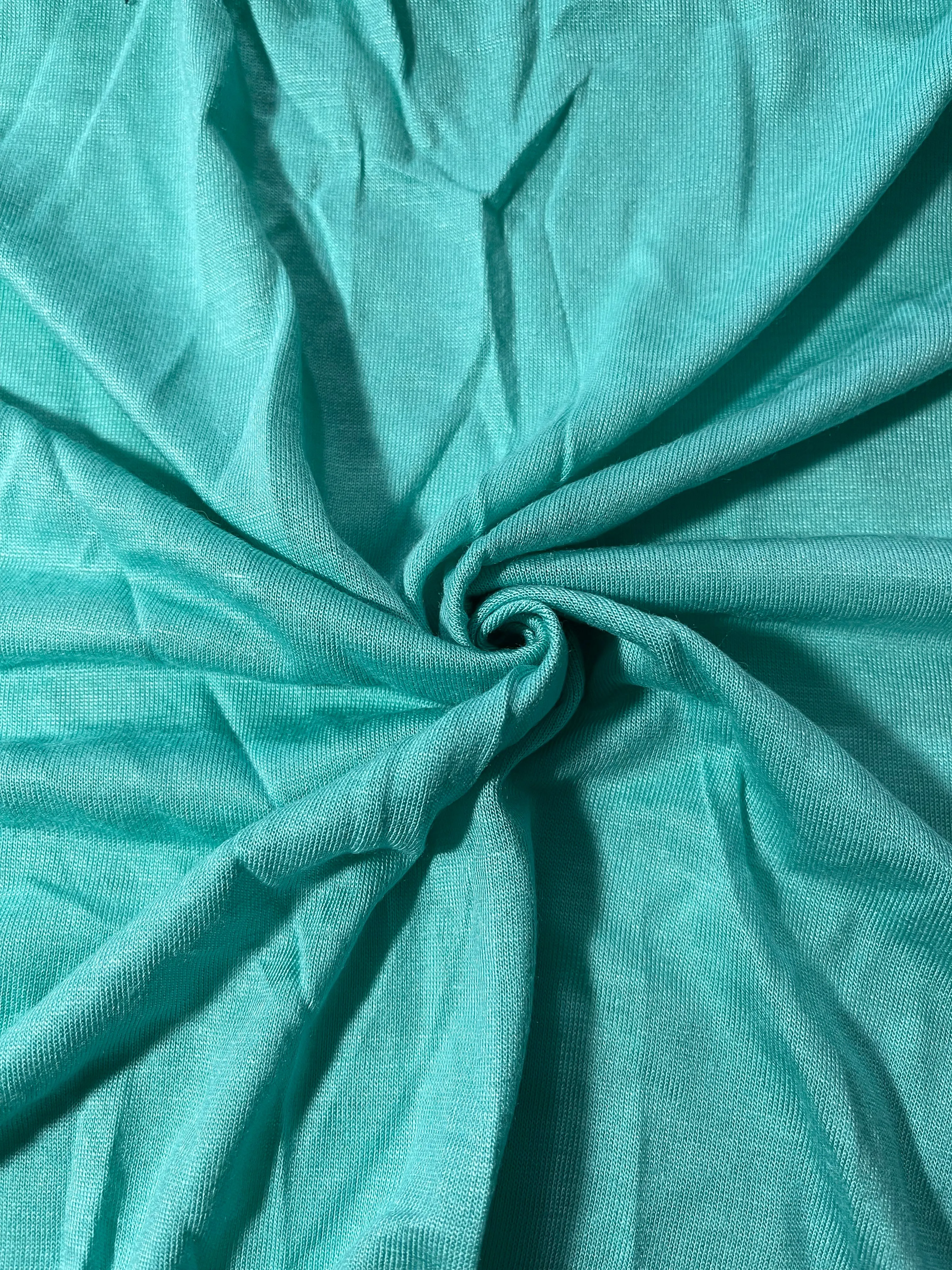 Aquamarine Jersey Knit Fabric