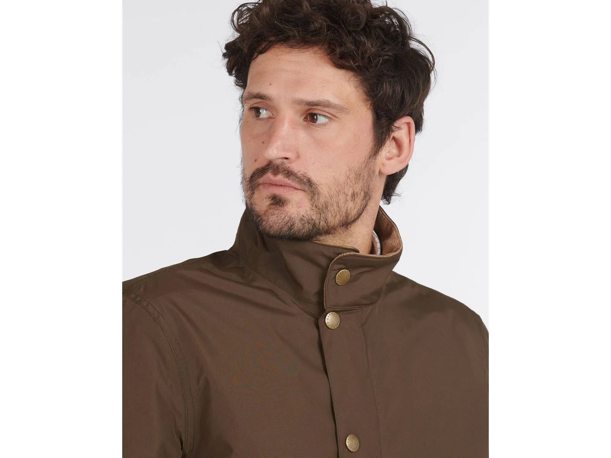 Barbour Spoonbill Waterproof Breathable Jacket In Dark Olive