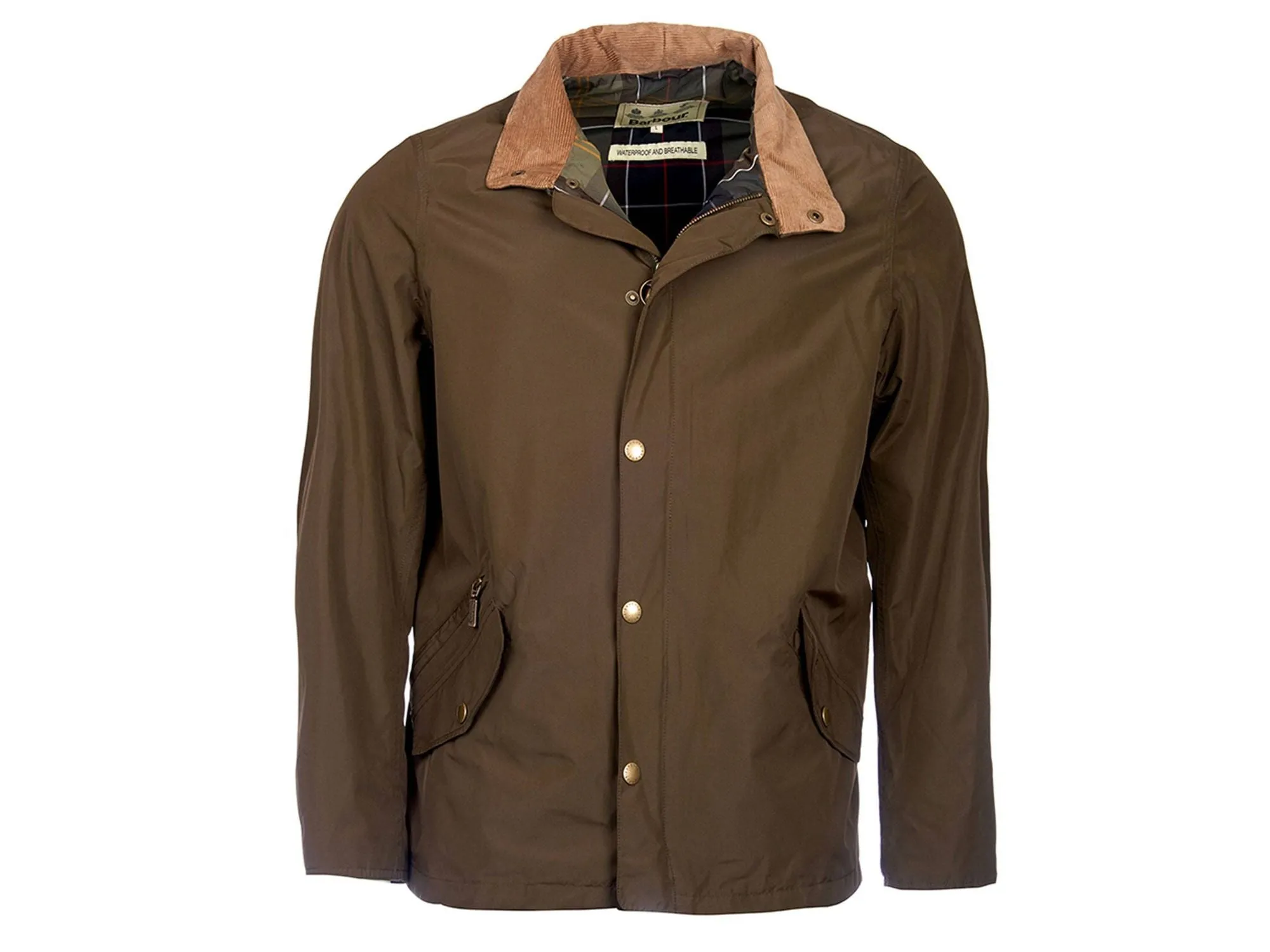 Barbour Spoonbill Waterproof Breathable Jacket In Dark Olive