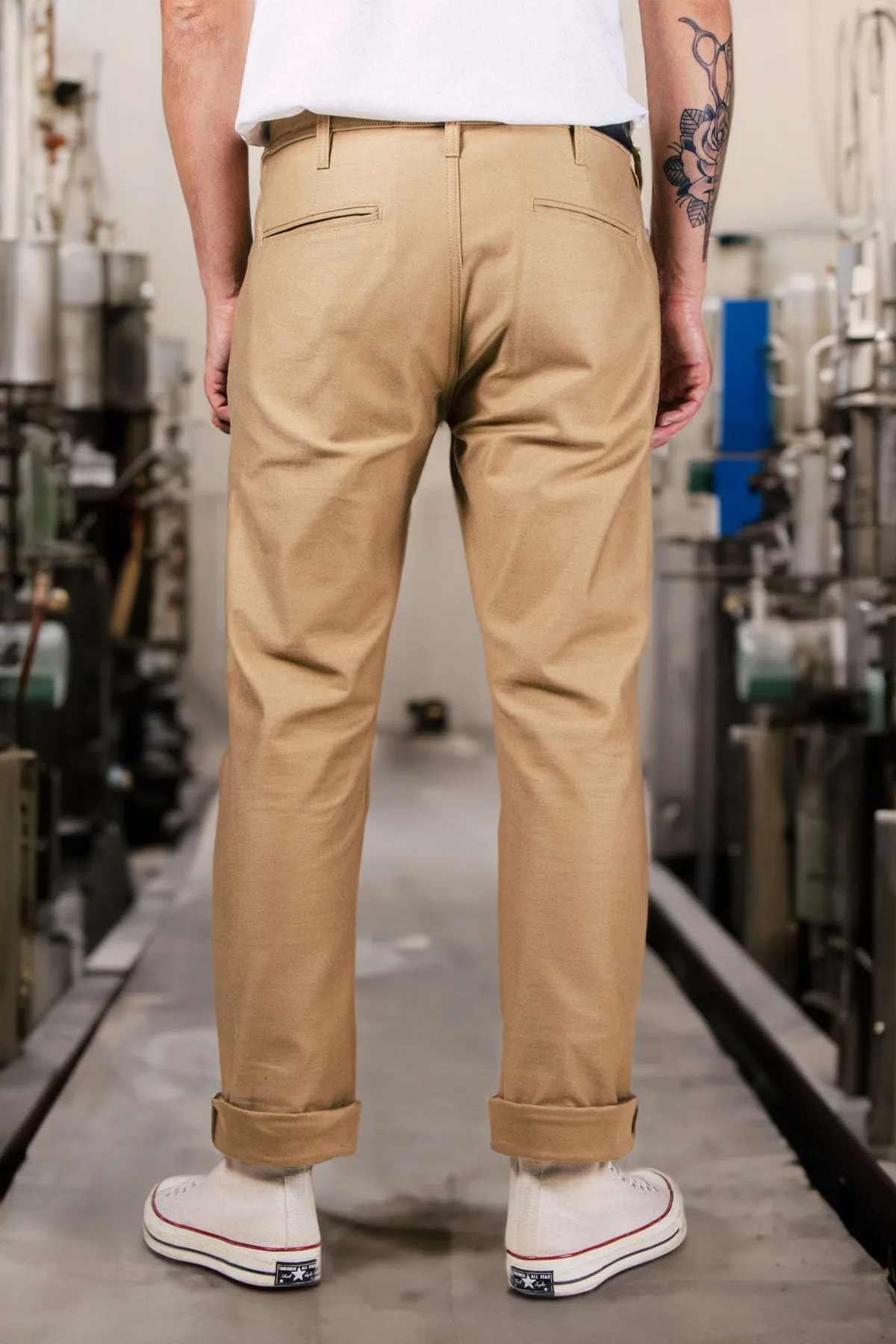 Benzak - BC-03 Straight Chino 10 oz. Golden Brown Military Twill