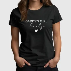 Bespoke Father & Daughter T-Shirt Set - Customised Match - Family Duo