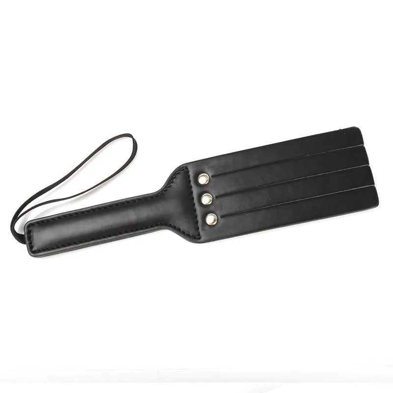 Black Double Slap Spanking Paddle