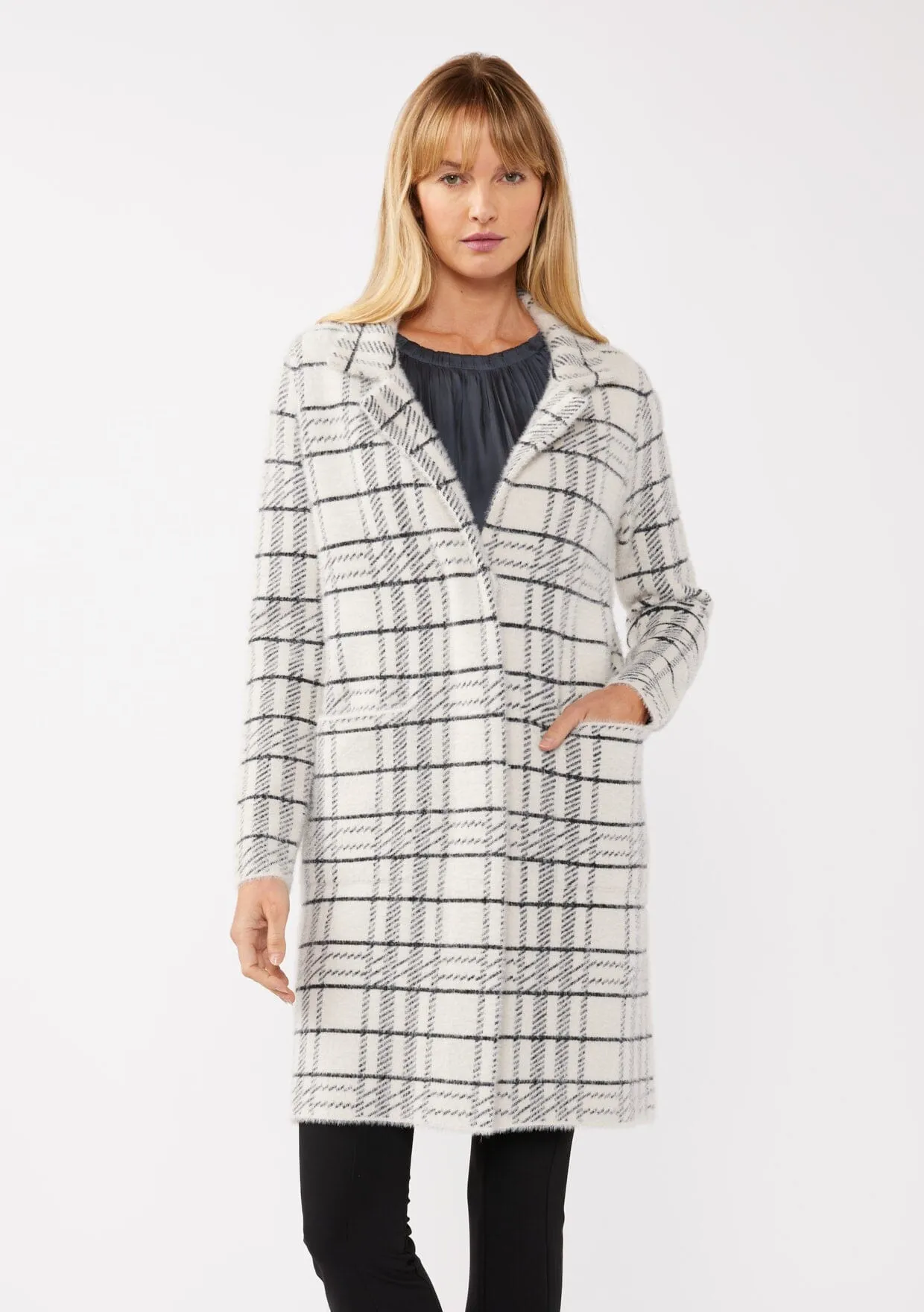 Brinley Plaid Coatigan