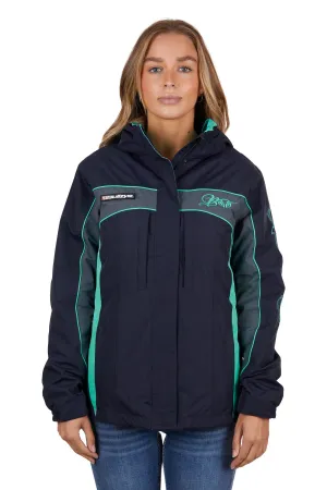 Bullzye Ladies Carla Jacket - Dark Navy/Turquoise - B4W2709057