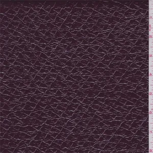 Burgundy Patent Embossed Coating Fabric