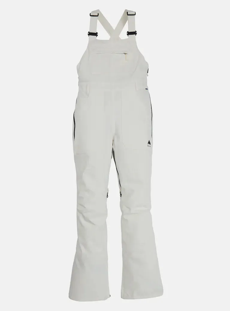 Burton Women's Avalon Bib Pant Stout White