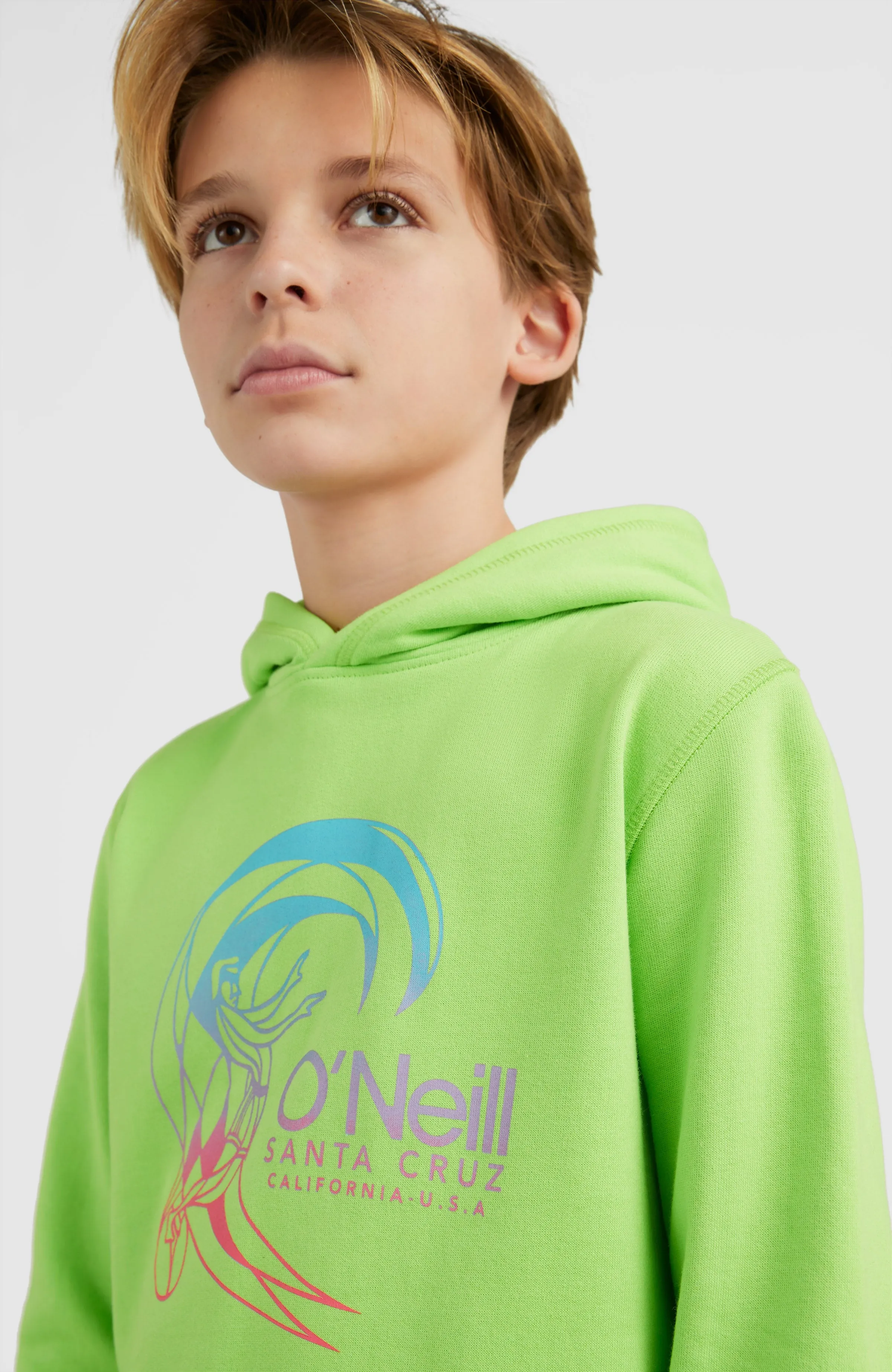 Circle Surfer Hoodie | Fluor Green