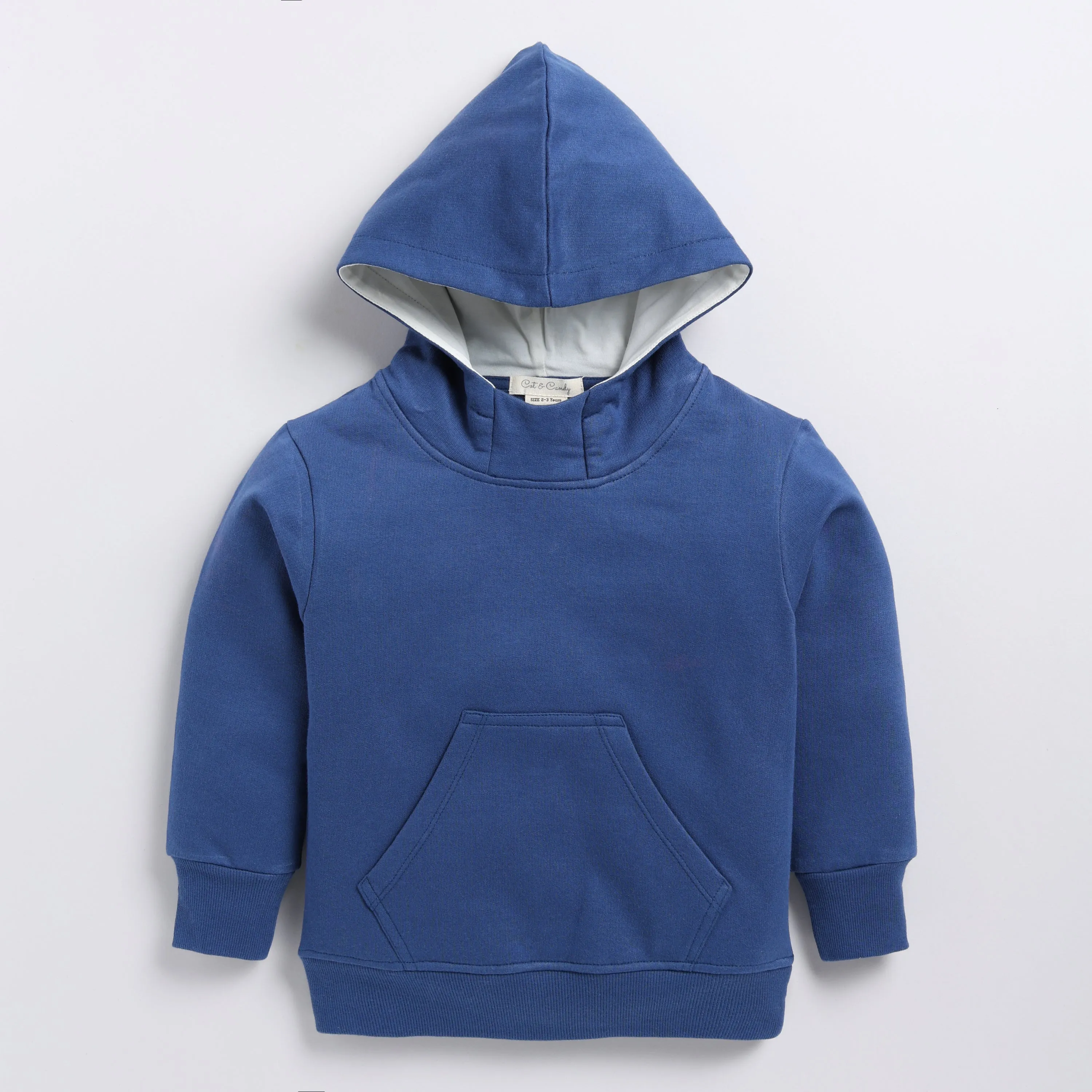 Dark Blue Organic Blue Hoodie & Jogger Set