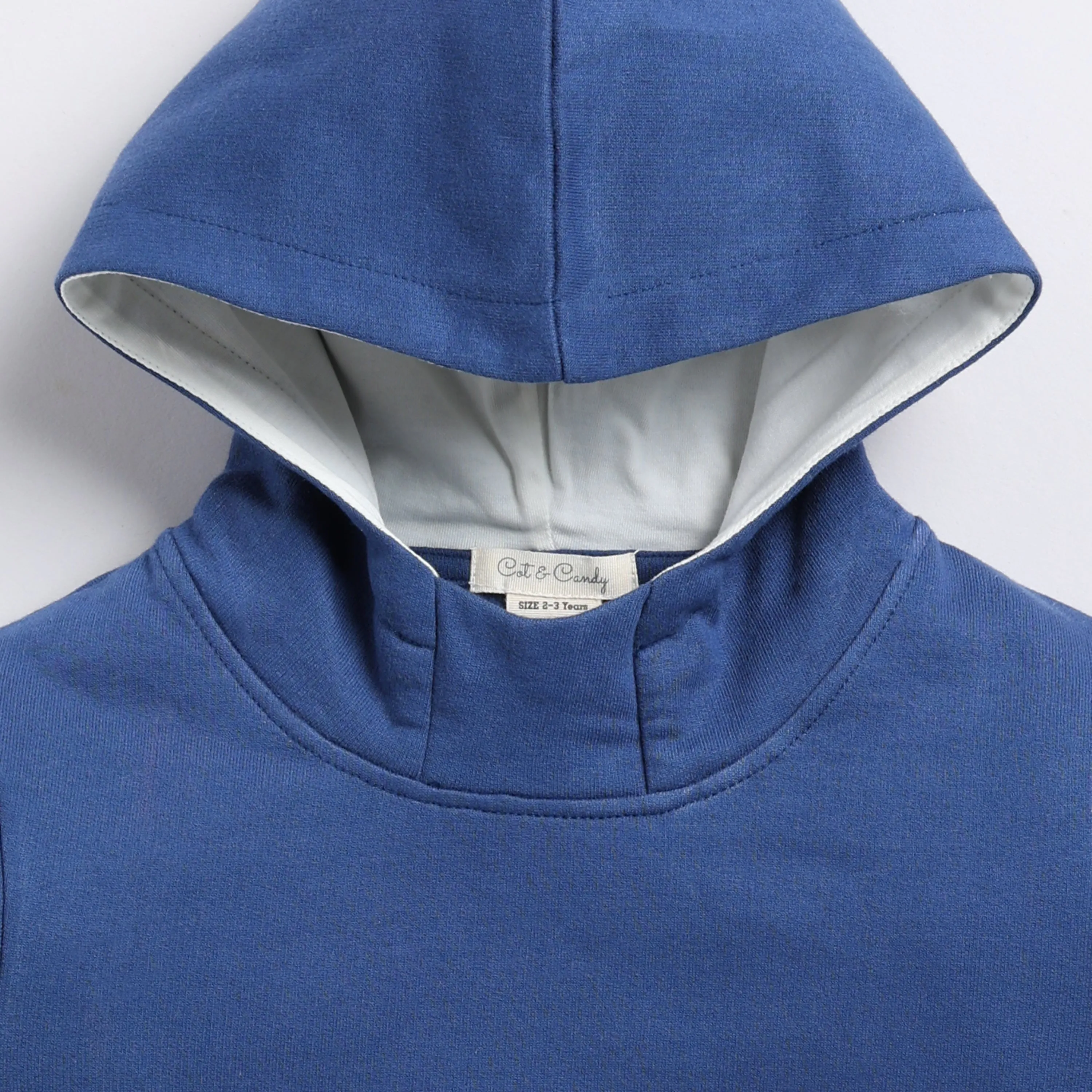 Dark Blue Organic Blue Hoodie & Jogger Set