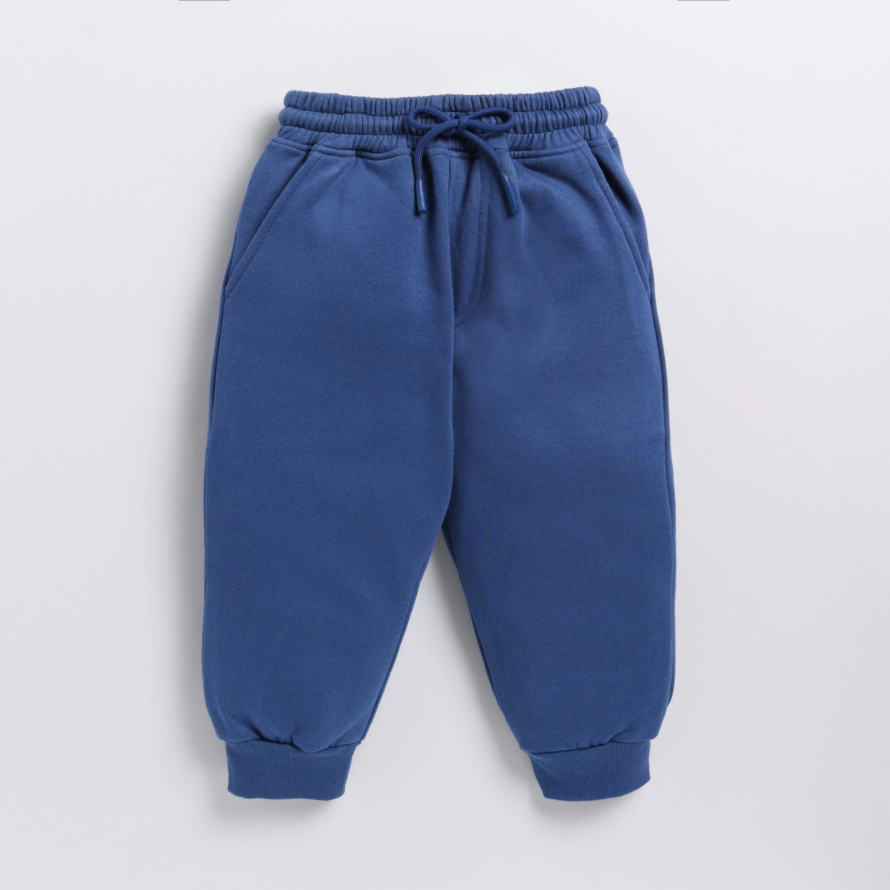 Dark Blue Organic Blue Hoodie & Jogger Set