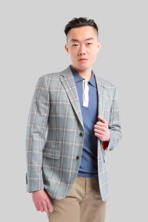 FINAL SALE - Banff Green Plaid Blazer