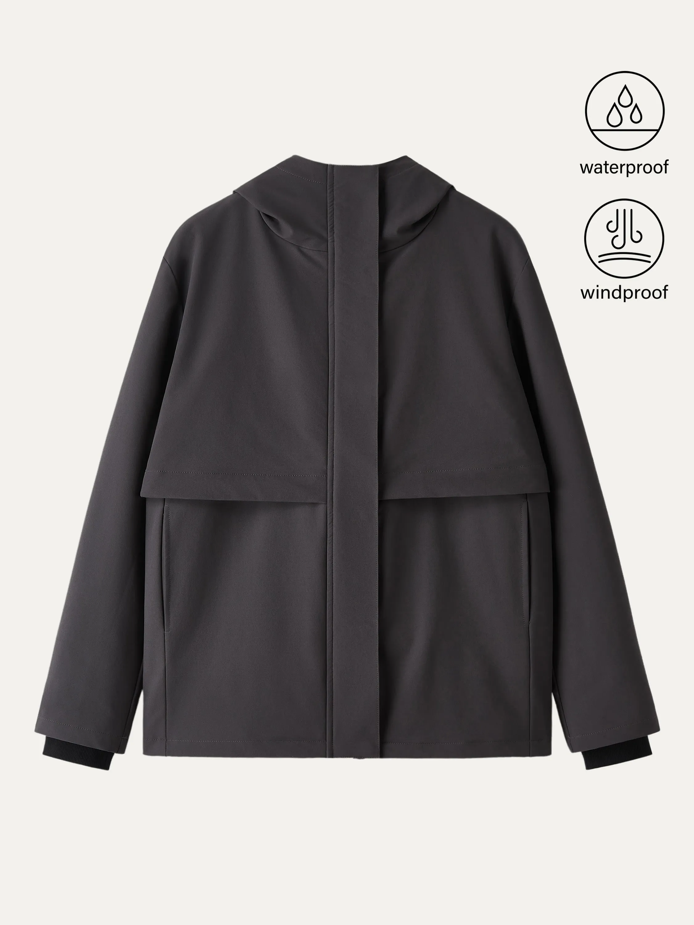 Fleece Lined Water-Repellent Jacket