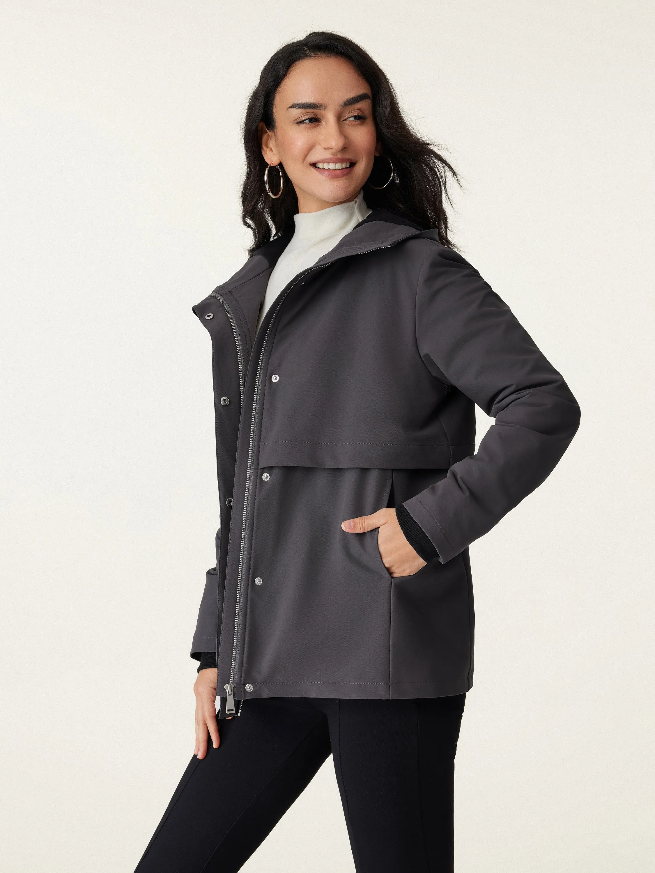 Fleece Lined Water-Repellent Jacket