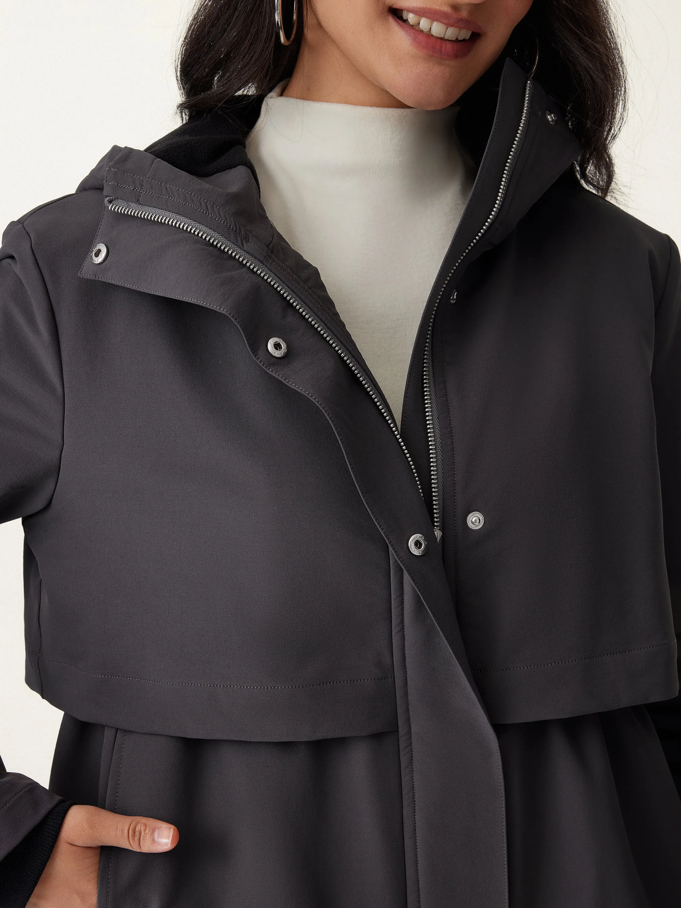 Fleece Lined Water-Repellent Jacket