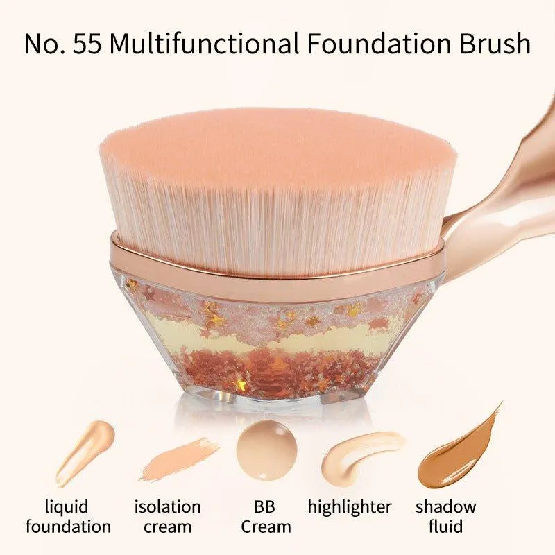 Fluffy Synthetic Foundation Brush for Flawless Coverage