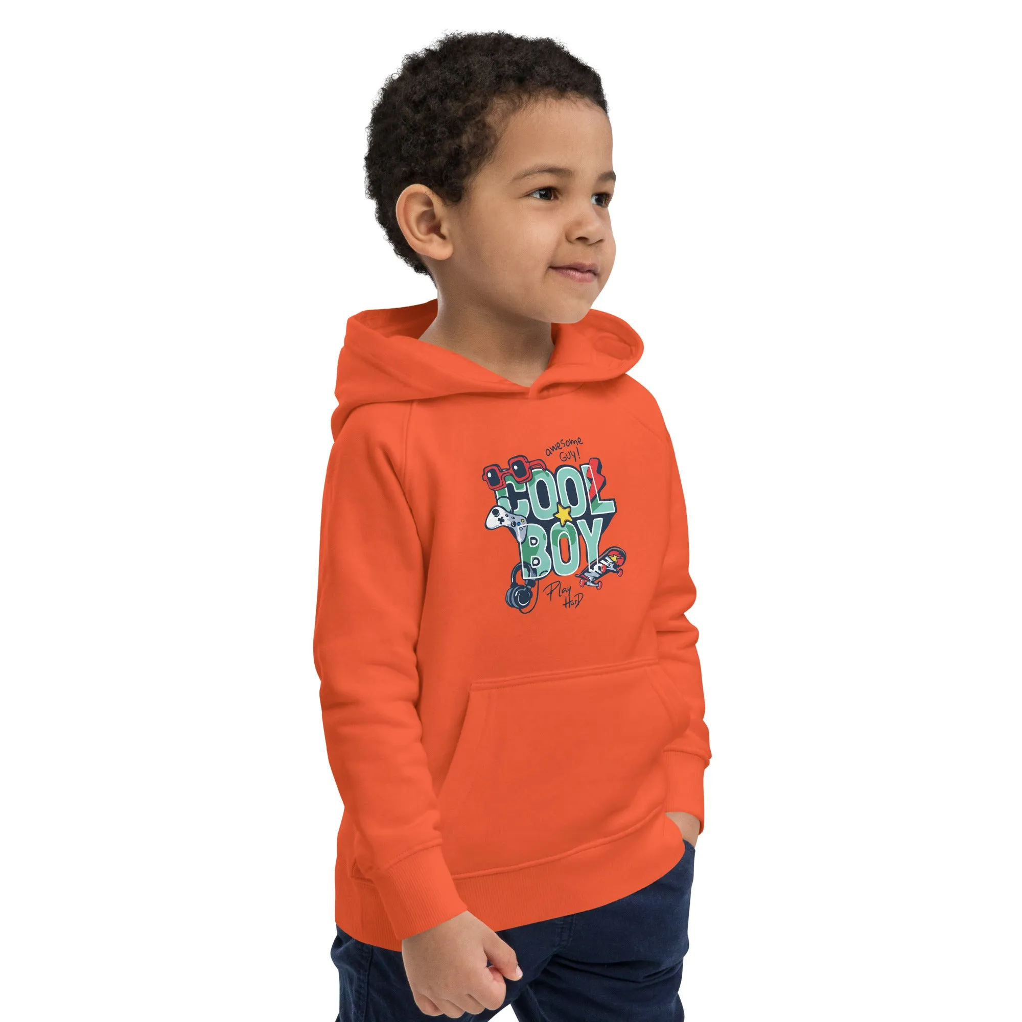 Gamer Cool Boy - Kids eco hoodie