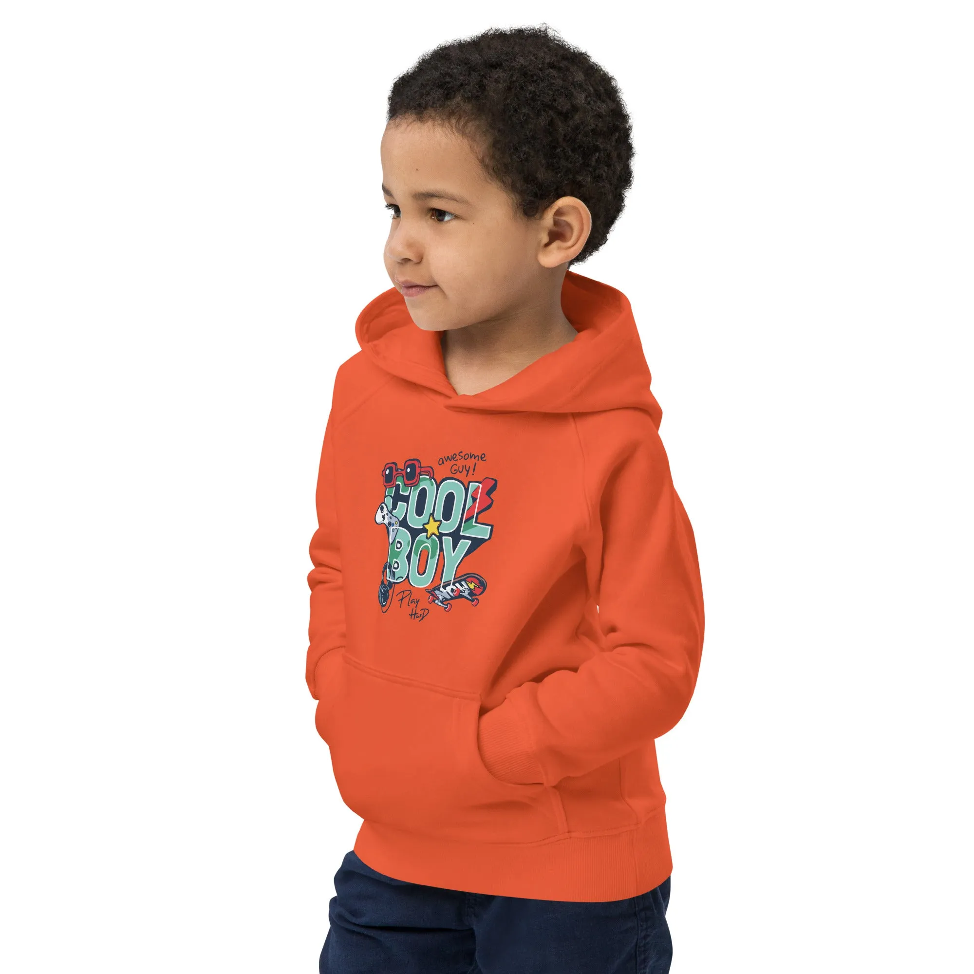 Gamer Cool Boy - Kids eco hoodie