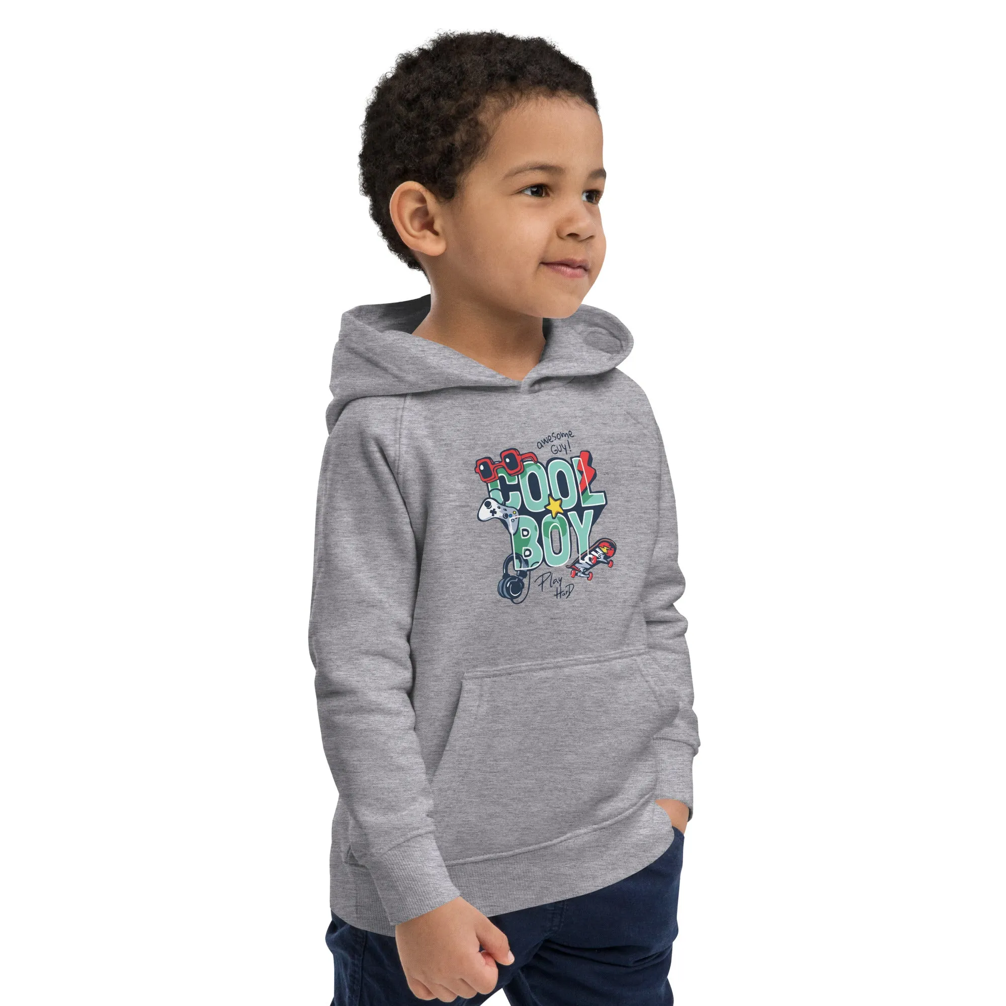 Gamer Cool Boy - Kids eco hoodie