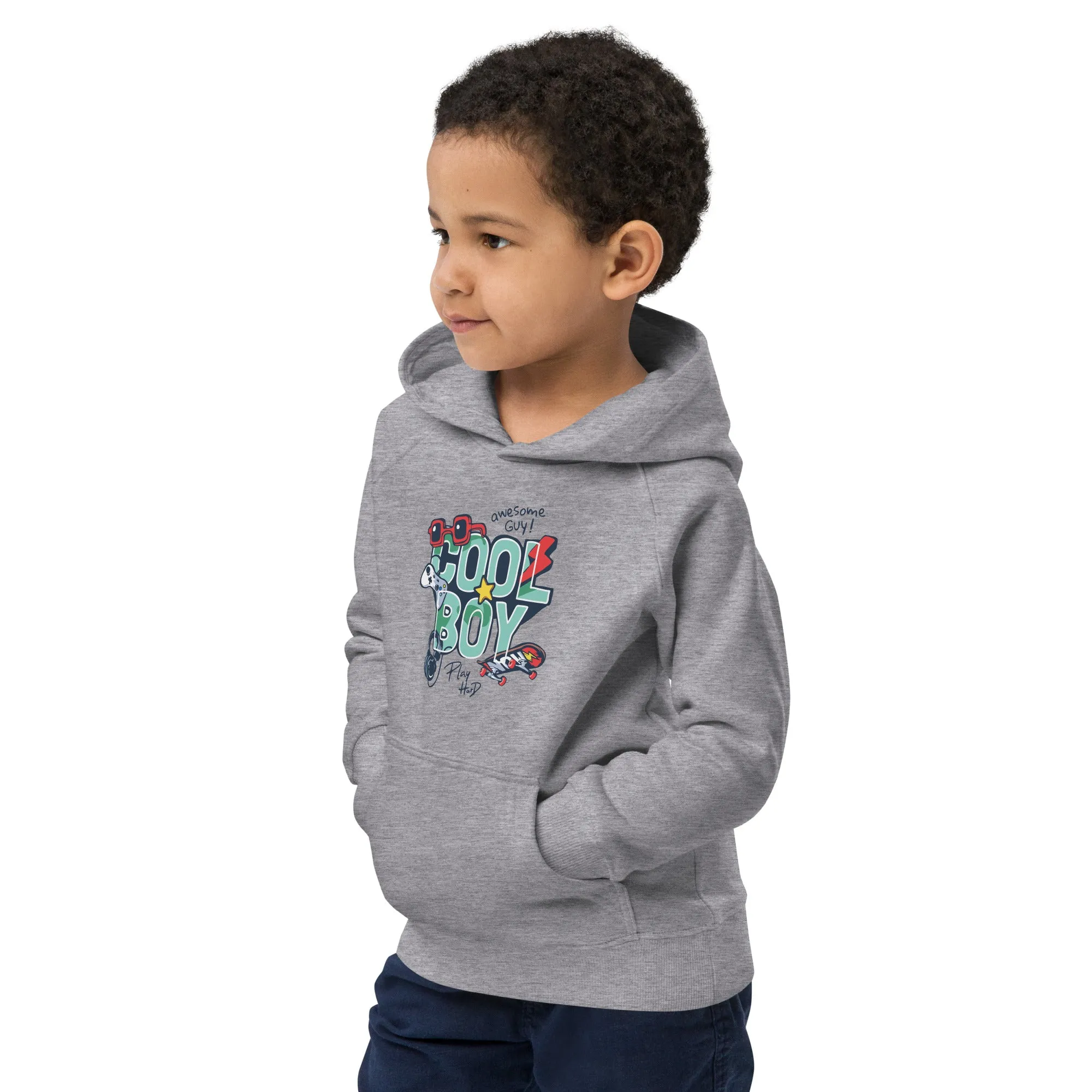 Gamer Cool Boy - Kids eco hoodie