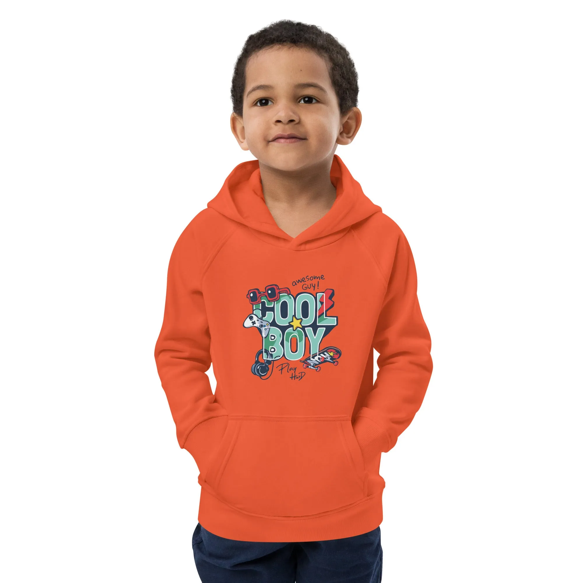 Gamer Cool Boy - Kids eco hoodie