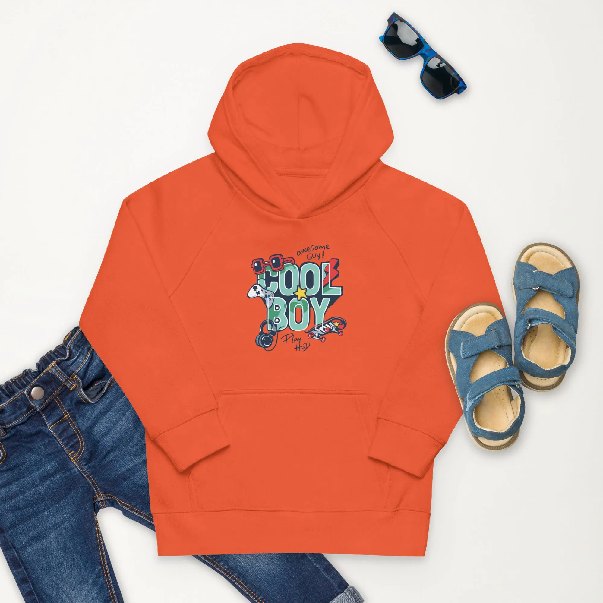 Gamer Cool Boy - Kids eco hoodie