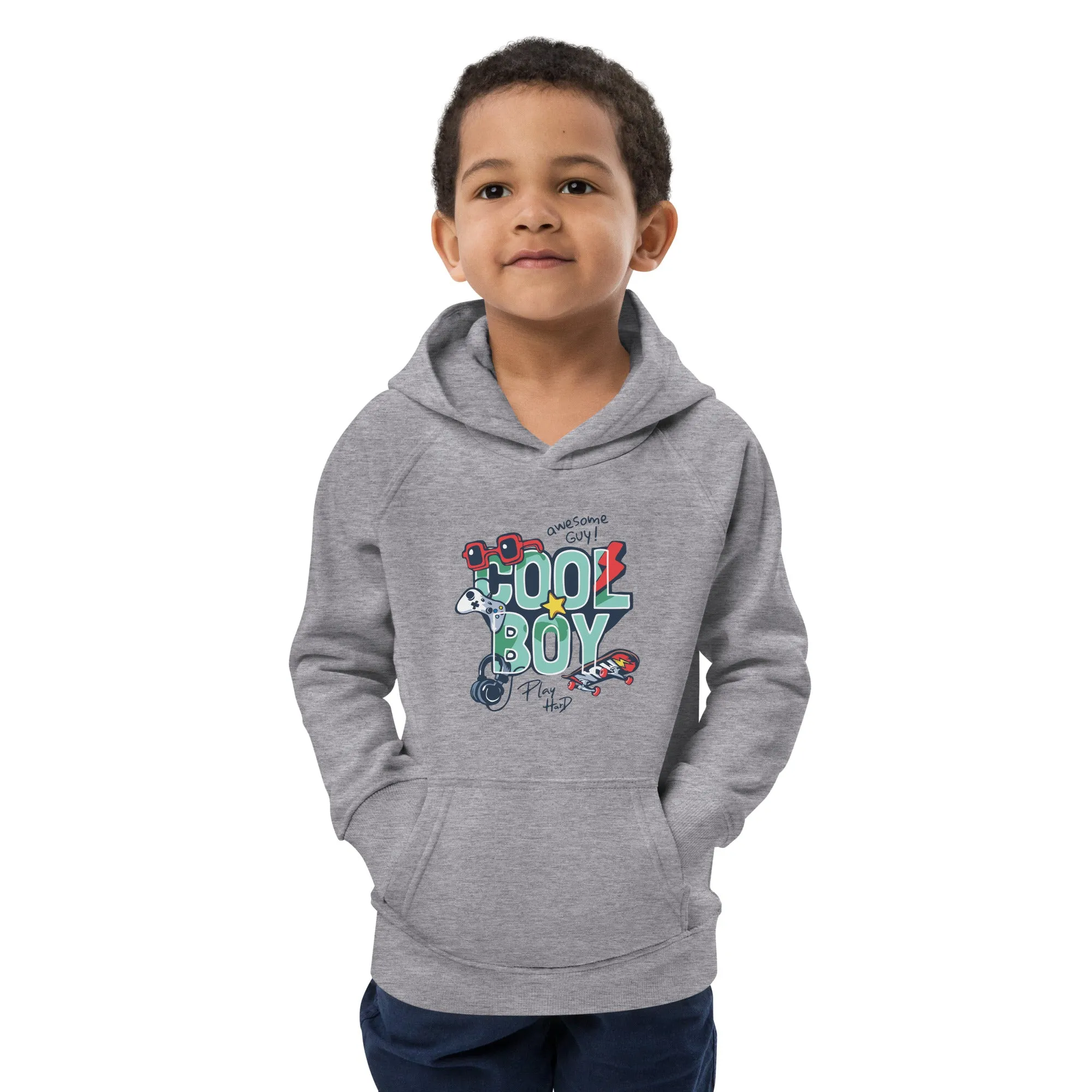 Gamer Cool Boy - Kids eco hoodie