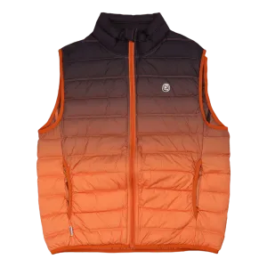 Gradient Lightweight Down Vest Orange