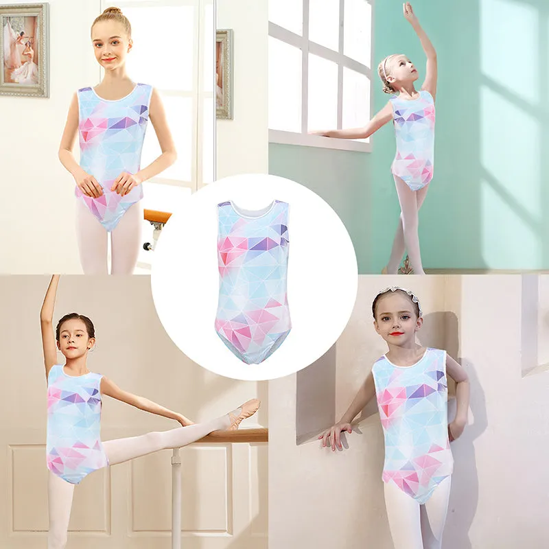 Gymnastics Leotards Sleeveless for Girls Kids