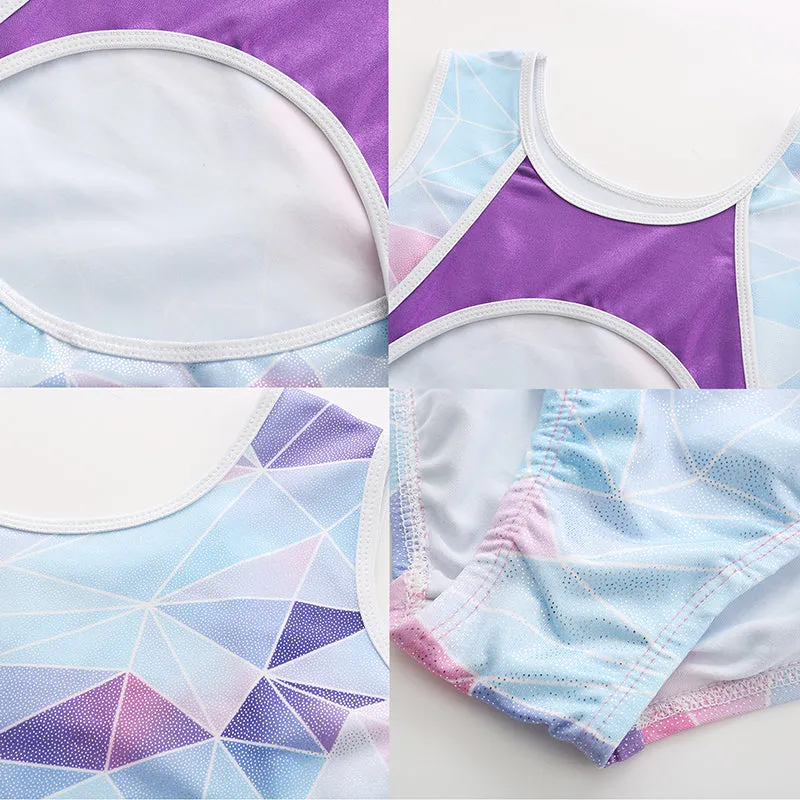 Gymnastics Leotards Sleeveless for Girls Kids