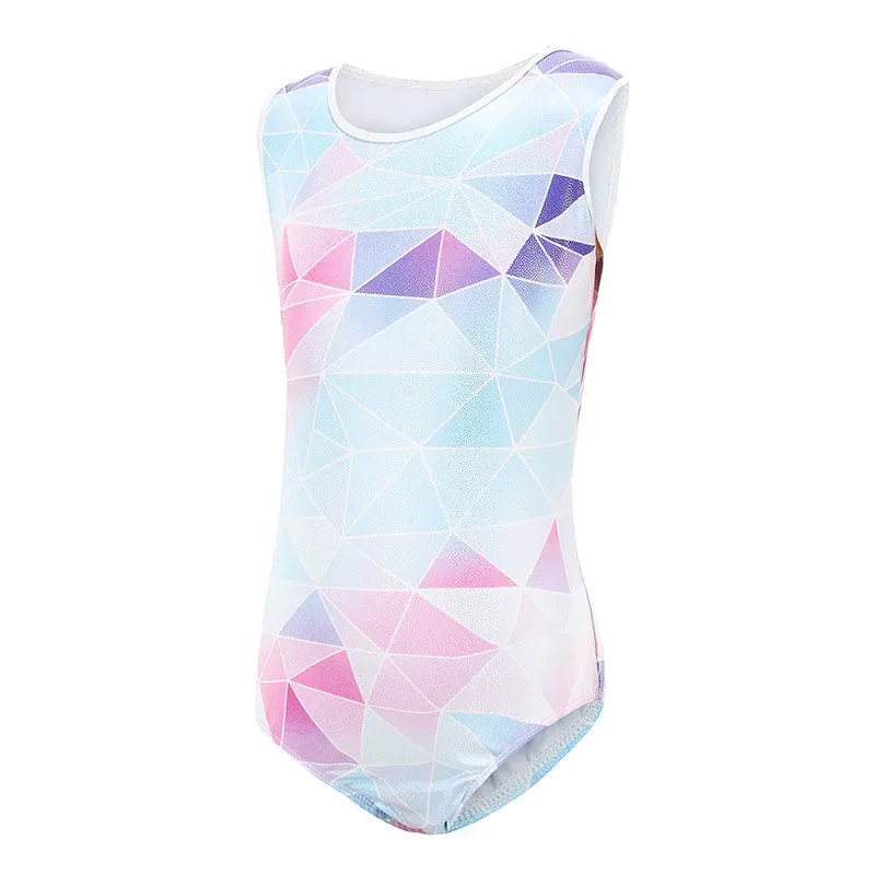 Gymnastics Leotards Sleeveless for Girls Kids