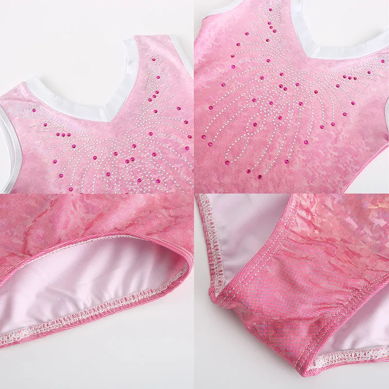 Gymnastics Leotards Sleeveless for Girls Kids