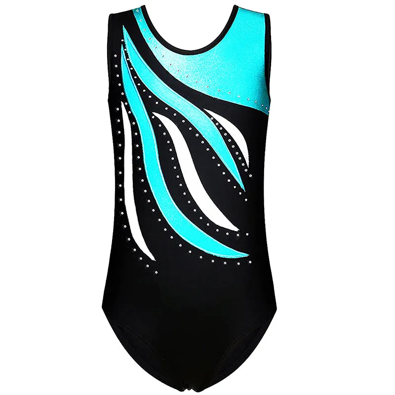 Gymnastics Leotards Sleeveless for Girls Kids