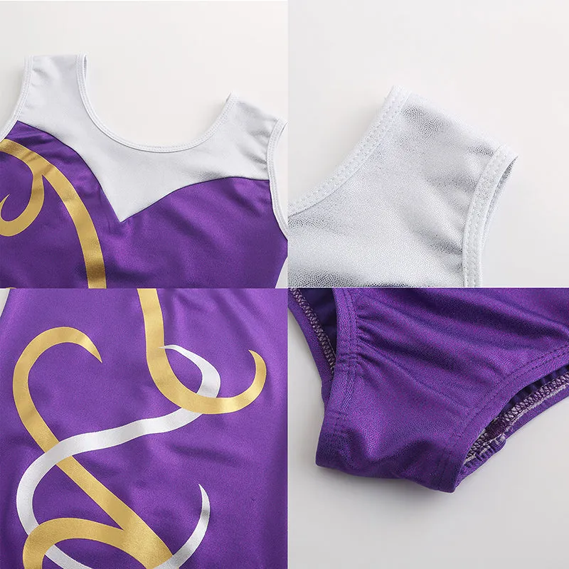 Gymnastics Leotards Sleeveless for Girls Kids