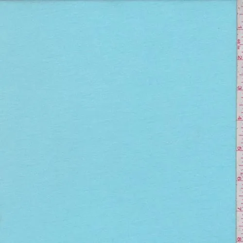 Light Turquoise Brushed Jersey Knit Fabric