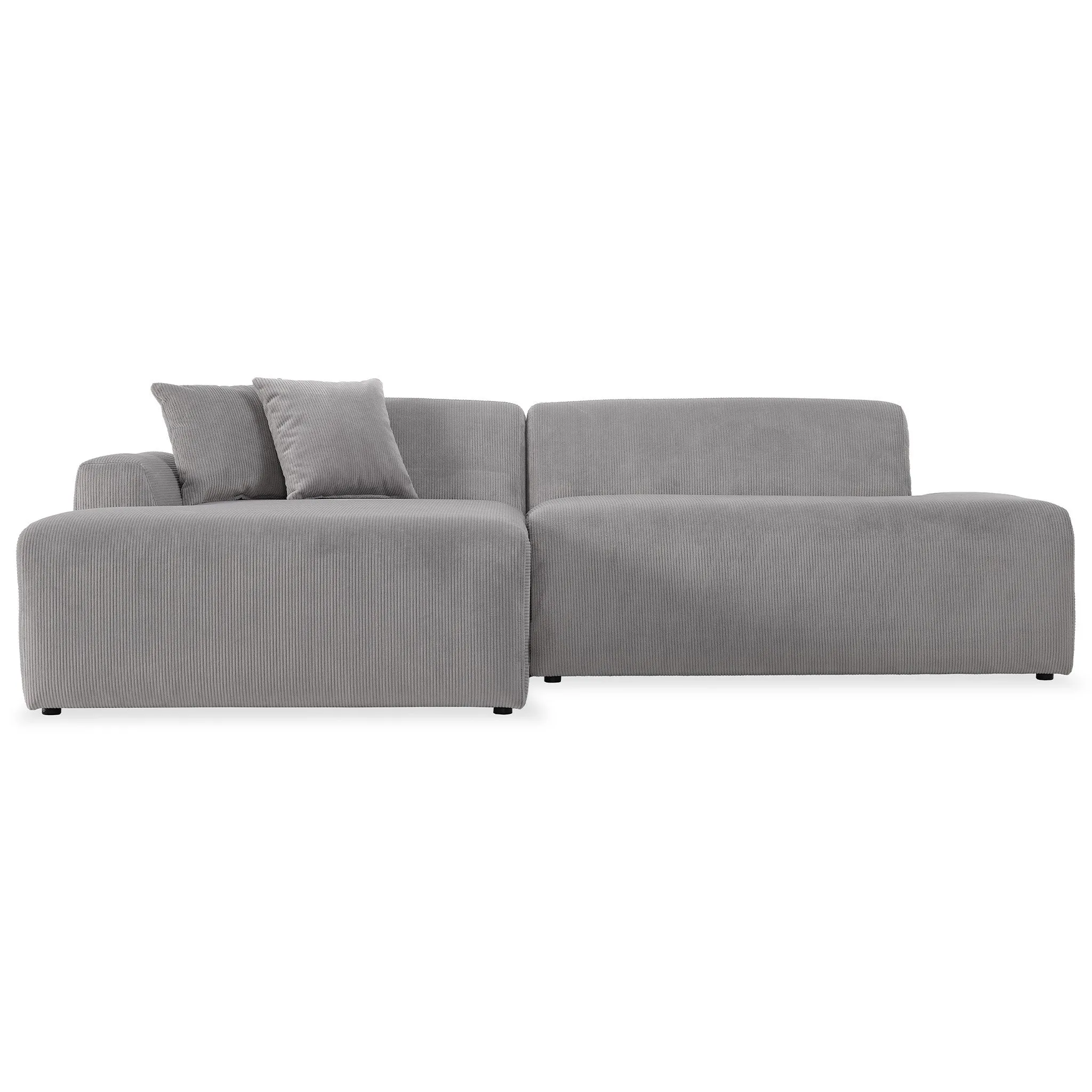 Mar Grey Velvet LAF Sectional