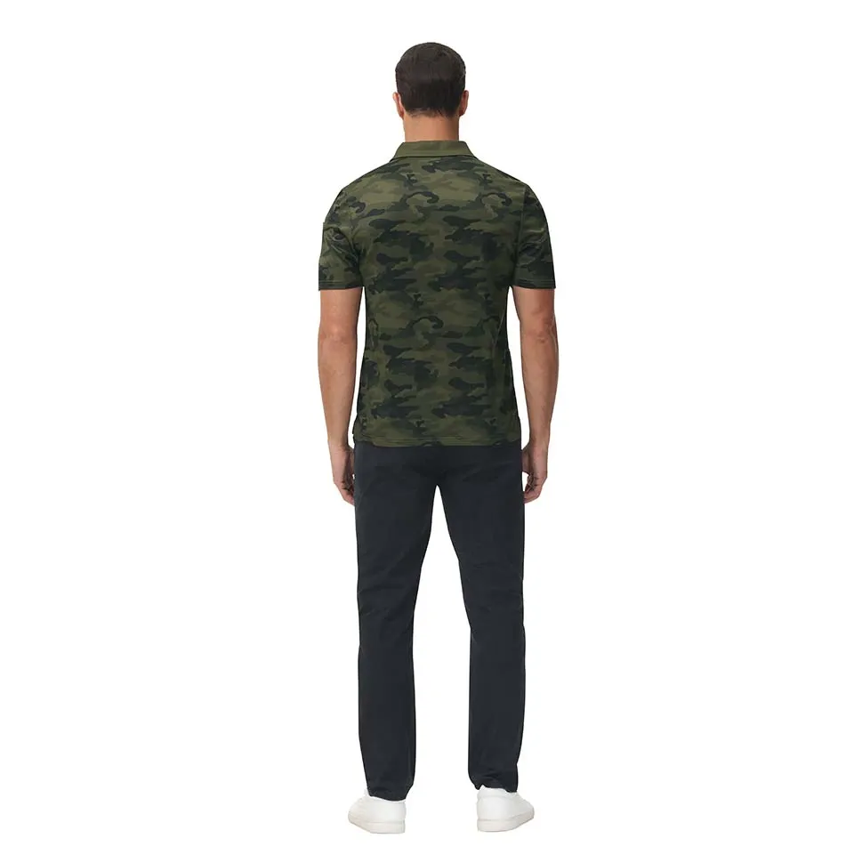 Men's camouflage golf shirt