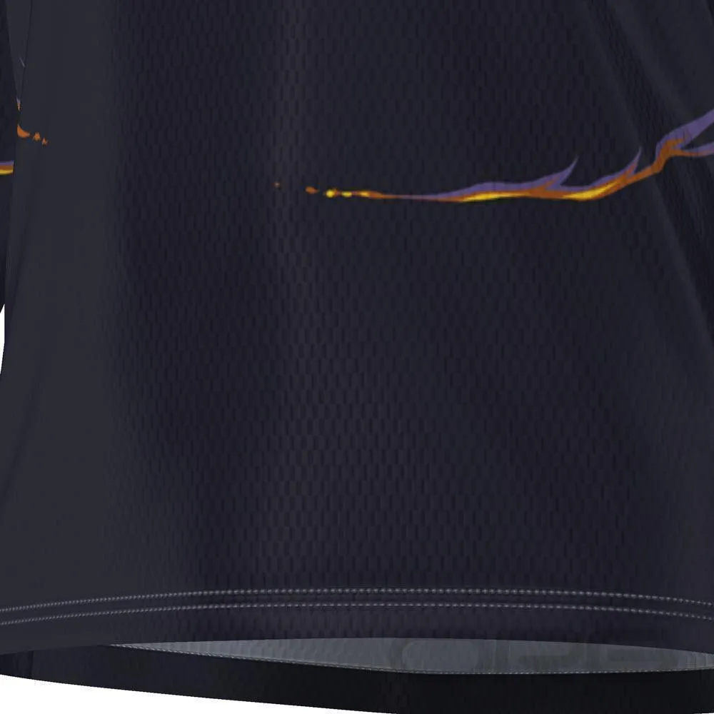 Men's Purple Pumpkin Eater Long Sleeve Running Shirt