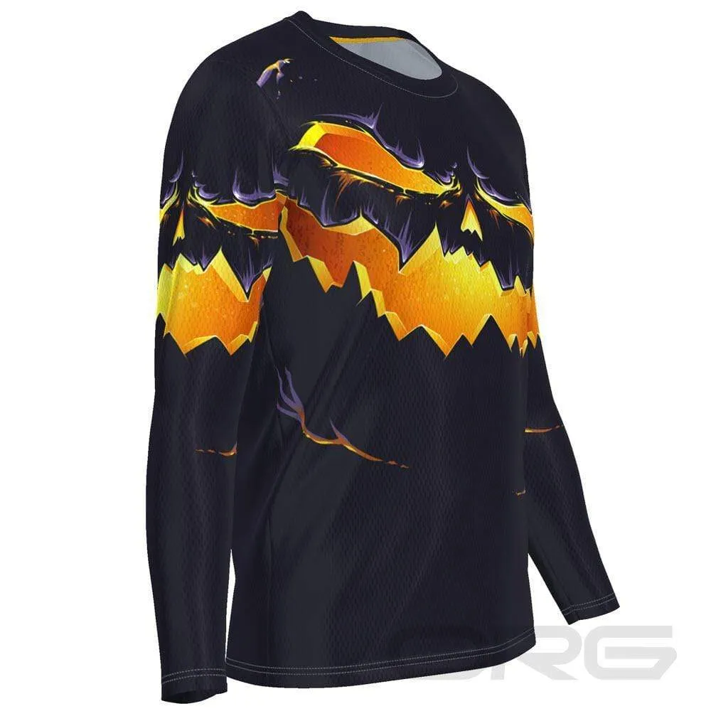 Men's Purple Pumpkin Eater Long Sleeve Running Shirt