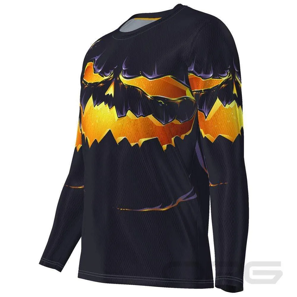 Men's Purple Pumpkin Eater Long Sleeve Running Shirt