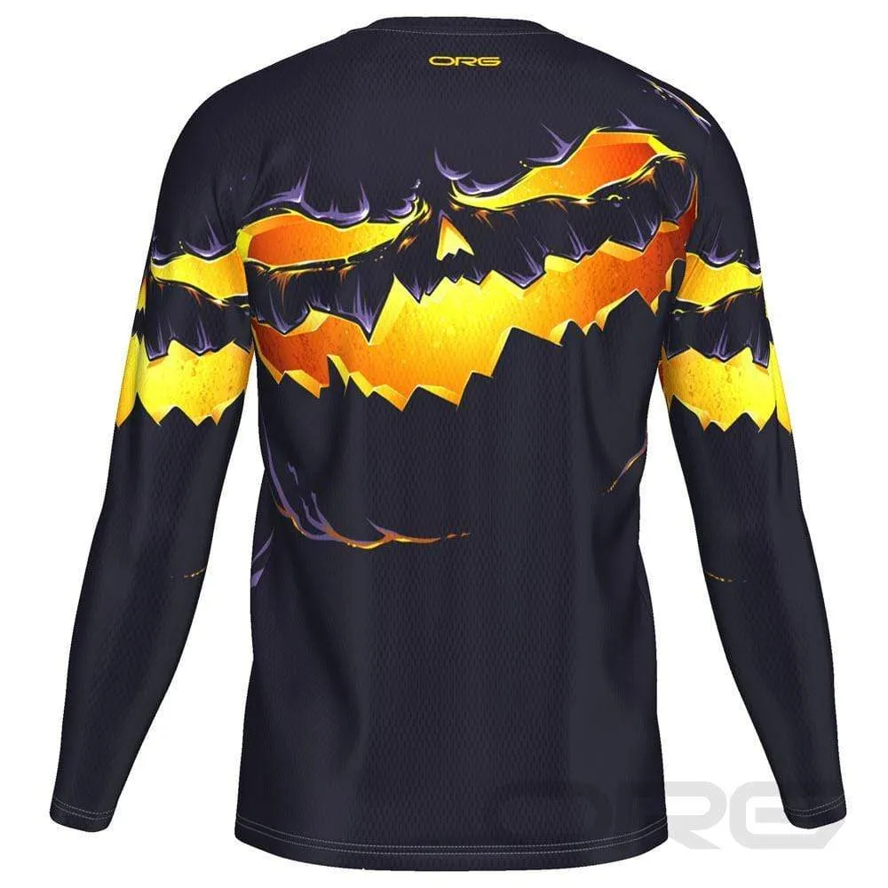 Men's Purple Pumpkin Eater Long Sleeve Running Shirt