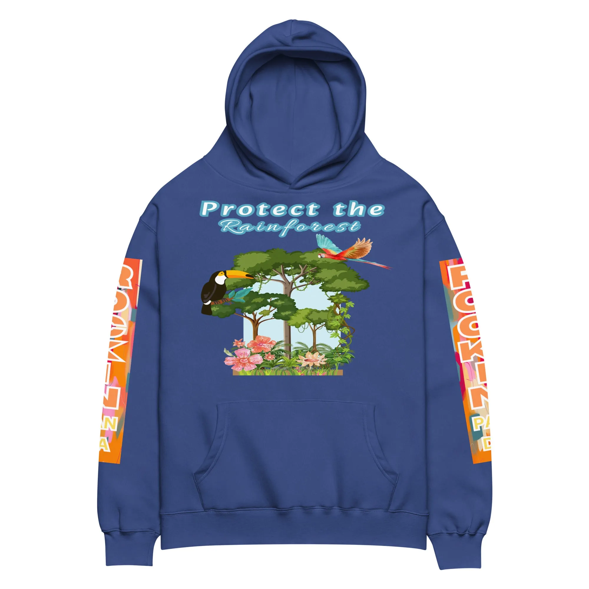 Protect the Rainforest Unisex Oversized Hoodie