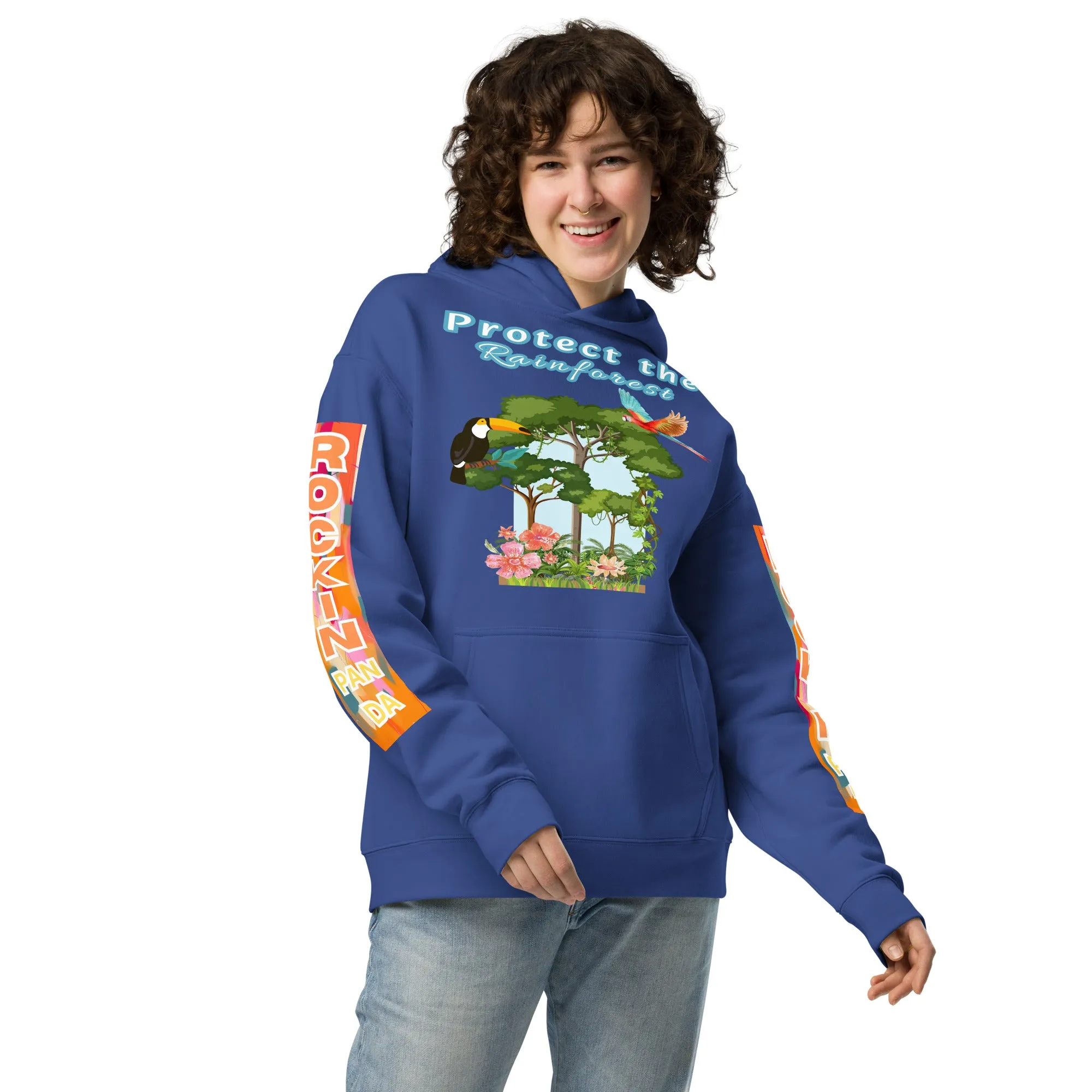 Protect the Rainforest Unisex Oversized Hoodie