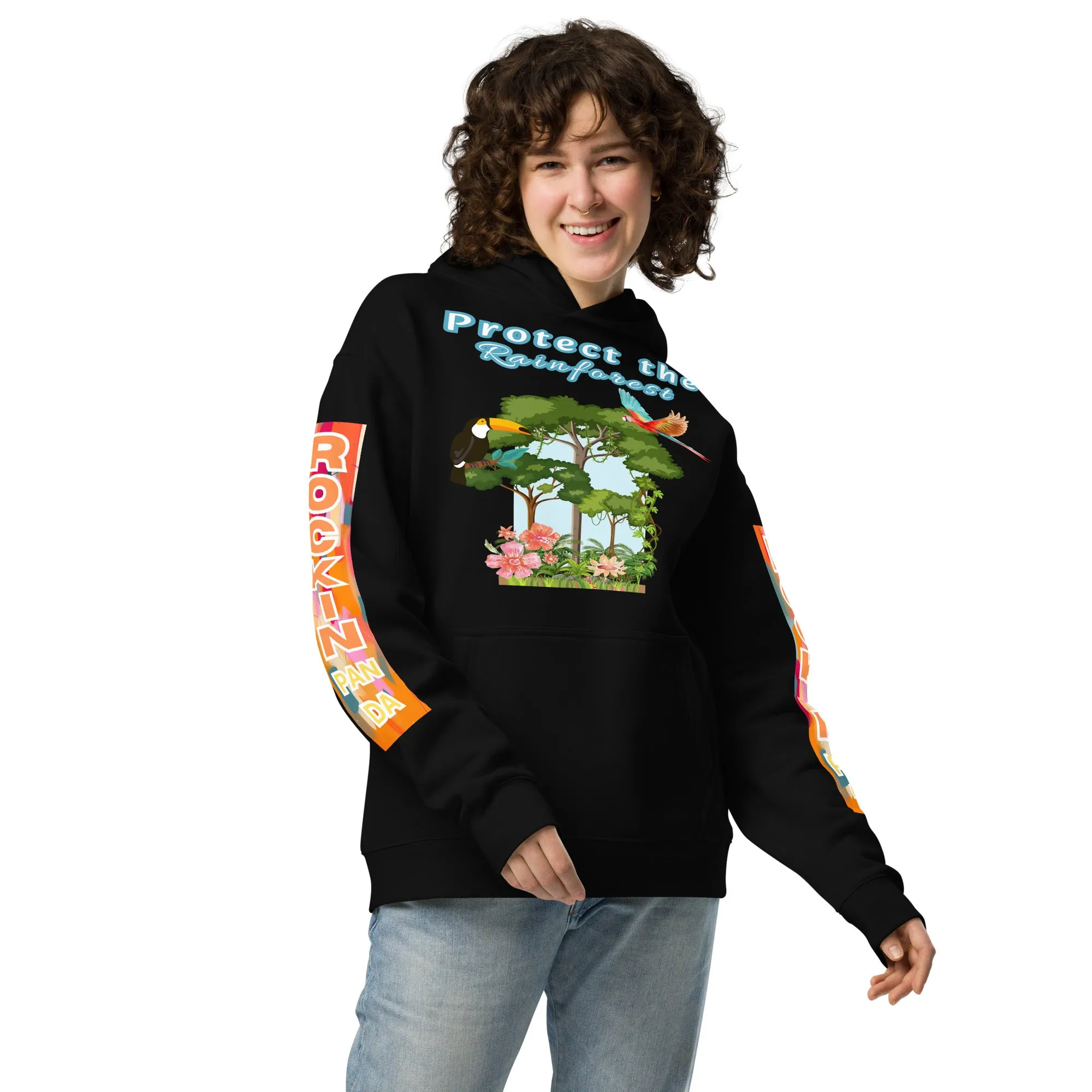 Protect the Rainforest Unisex Oversized Hoodie