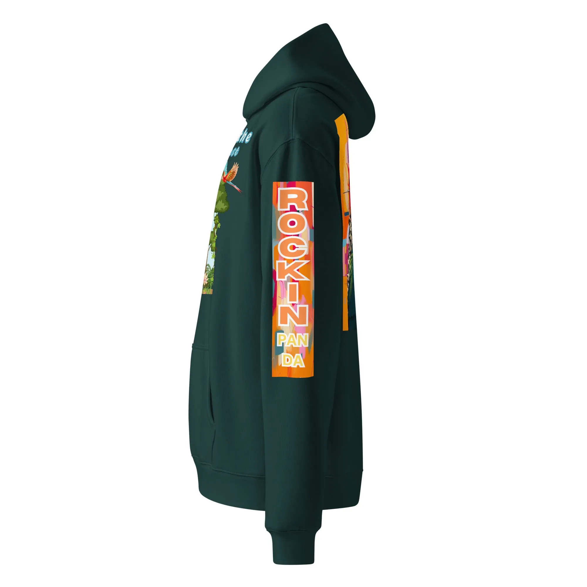 Protect the Rainforest Unisex Oversized Hoodie