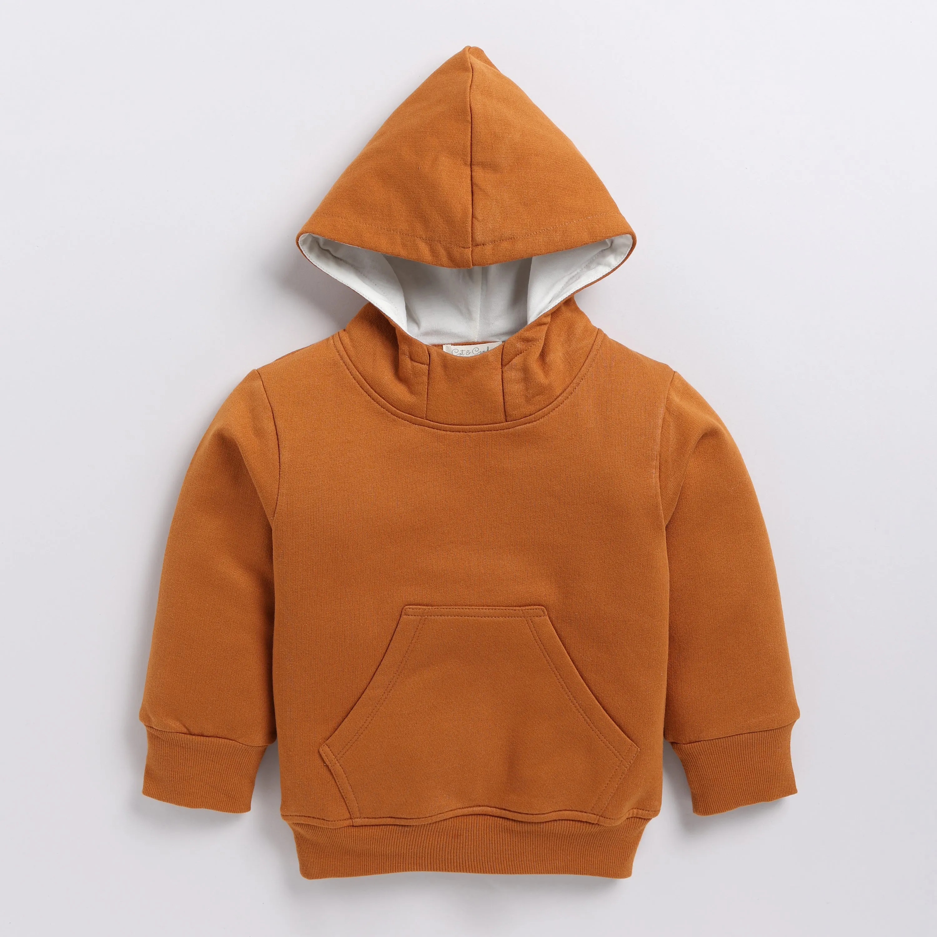 Pumpkin Spice Organic Fleece Over Size Hoodie