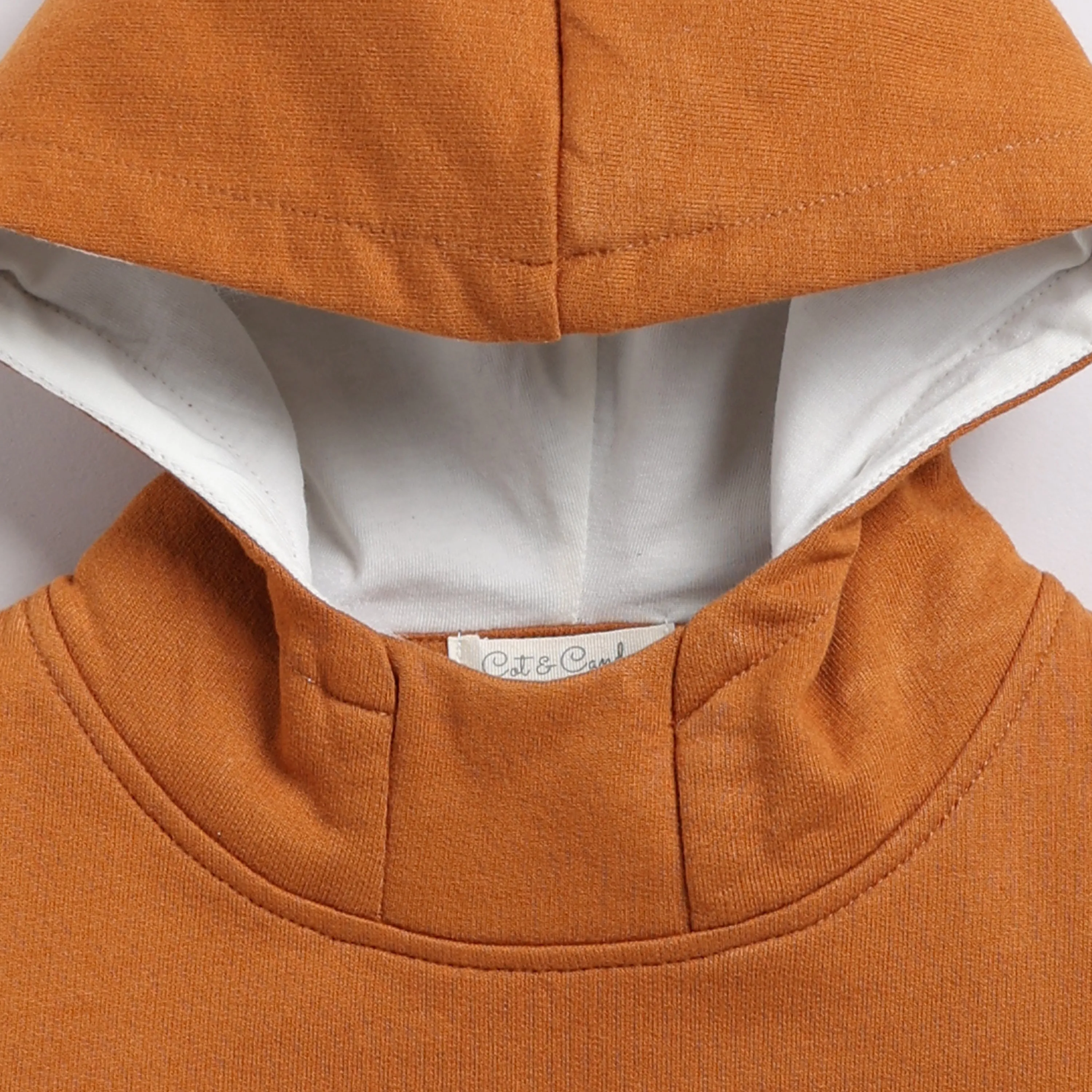 Pumpkin Spice Organic Fleece Over Size Hoodie