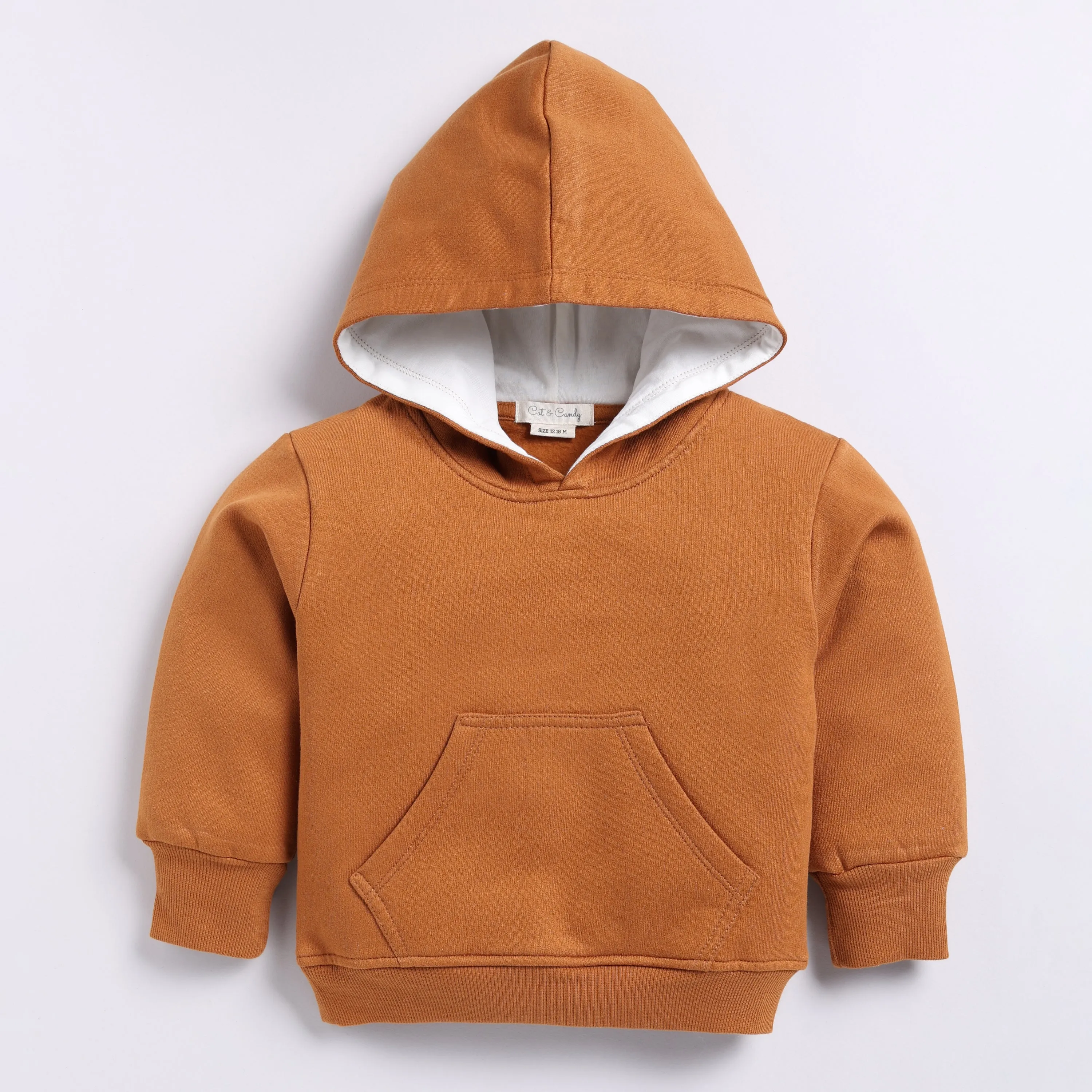 Pumpkin Spice Organic Fleece Over Size Hoodie