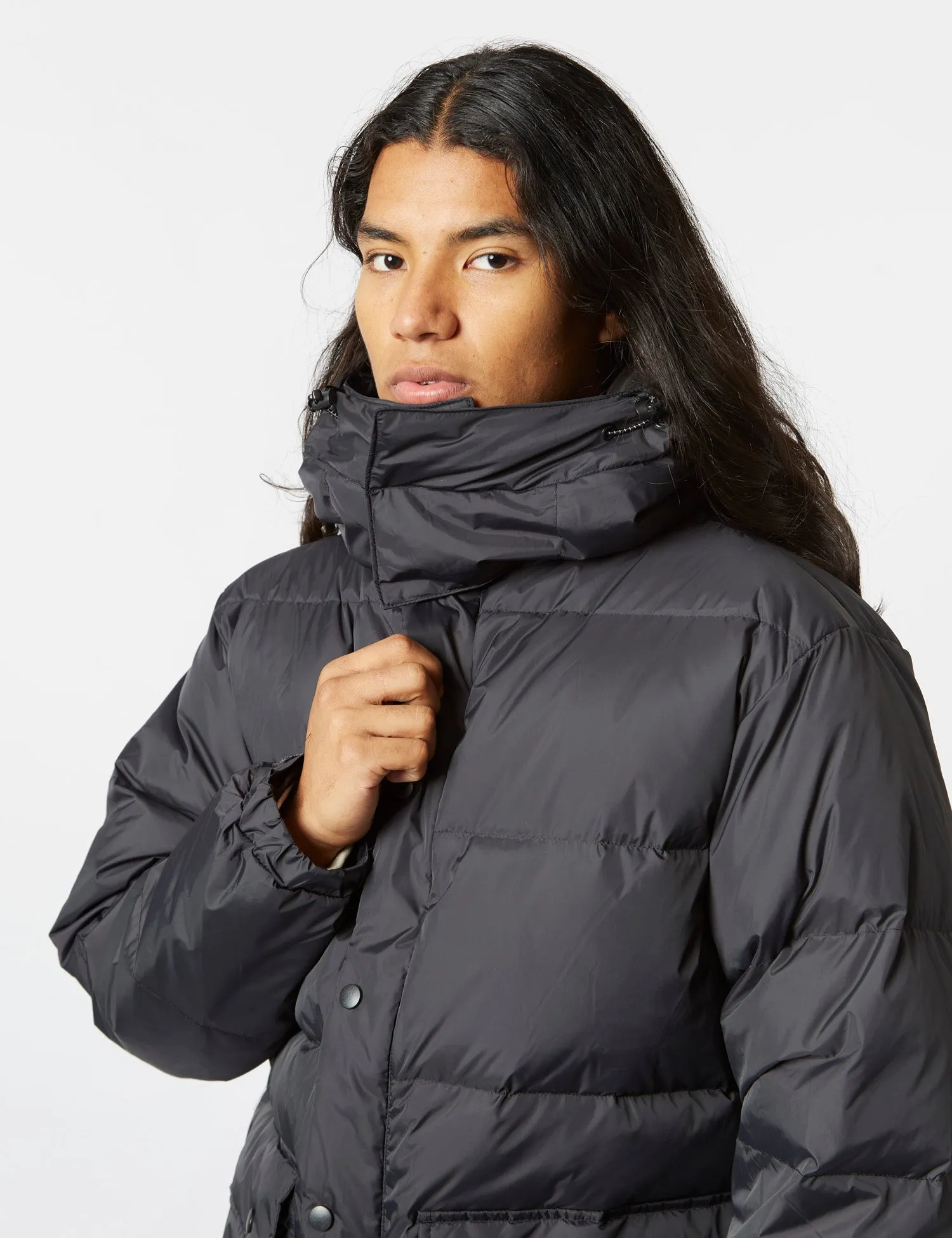 Stan Ray Down Jacket (Removable Hood) - Black