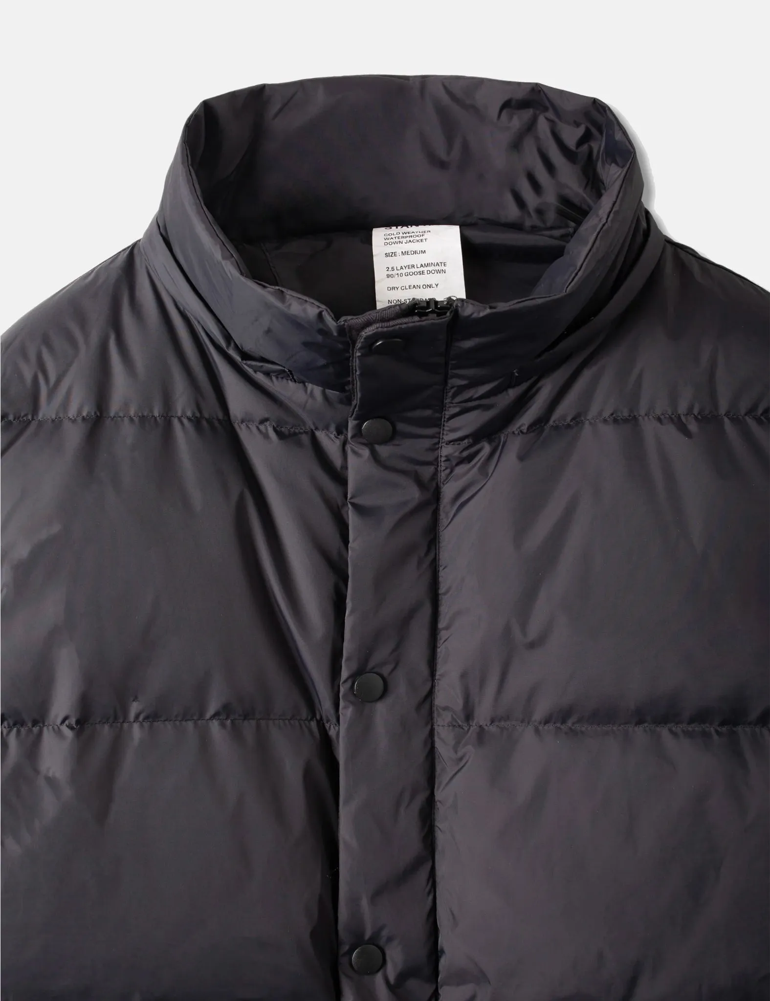 Stan Ray Down Jacket (Removable Hood) - Black