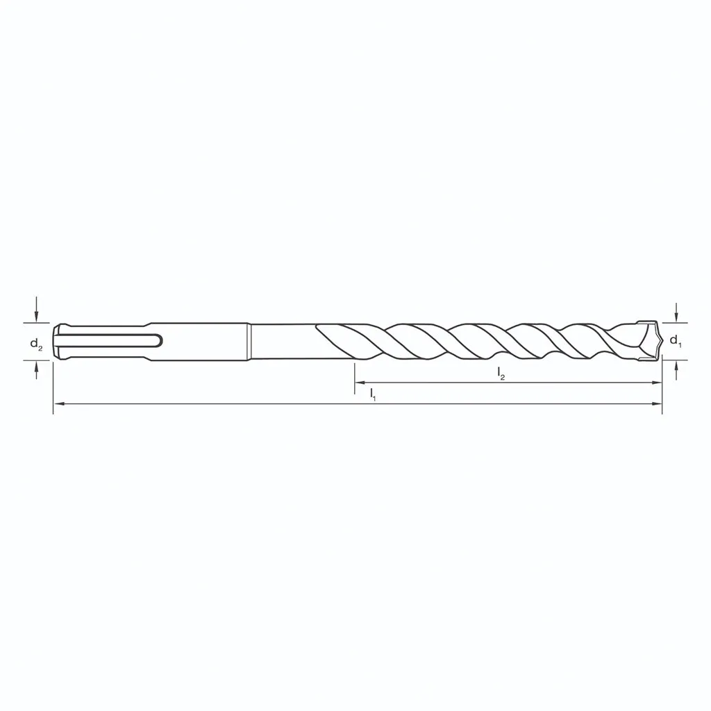 Suttontools SDS Plus Masonry Drill Bit 16x260mm D6151600